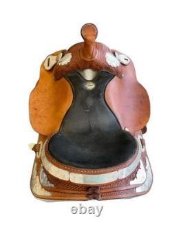 Pro-Master Western Saddle Brown 15 / Approx 6 Gullet USED