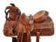 Pro Western Ranch Saddle Roping Horse Pleasure Tooled Leather Tack 18 17 16 15