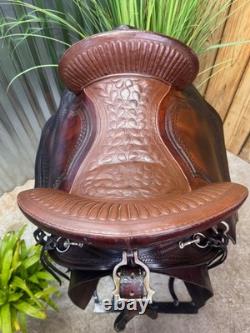 RAIN TREE TACK Lima, Peru Peruvian PASO Horse Saddle w Corona