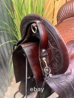 RAIN TREE TACK Lima, Peru Peruvian PASO Horse Saddle w Corona