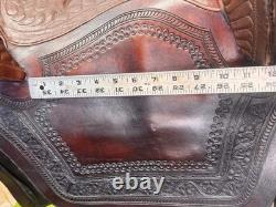 RAIN TREE TACK Lima, Peru Peruvian PASO Horse Saddle w Corona