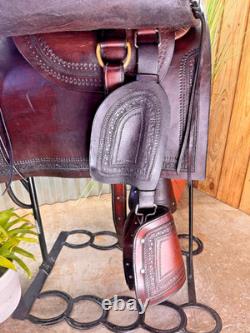 RAIN TREE TACK Lima, Peru Peruvian PASO Horse Saddle w Corona