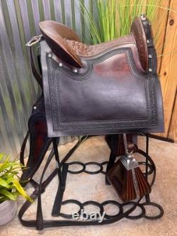 RAIN TREE TACK Lima, Peru Peruvian PASO Horse Saddle w Tapacola