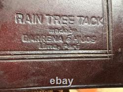 RAIN TREE TACK Lima, Peru Peruvian PASO Horse Saddle w Tapacola