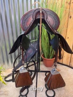 RAIN TREE TACK Lima, Peru Peruvian PASO Horse Saddle w Tapacola
