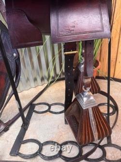 RAIN TREE TACK Lima, Peru Peruvian PASO Horse Saddle w Tapacola