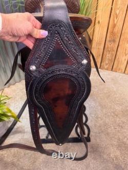 RAIN TREE TACK Lima, Peru Peruvian PASO Horse Saddle w Tapacola