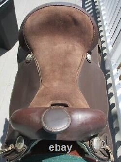 RARE 18'' Tough 1 king series # ks348 Western Trail SADDLE FULL QH BARS