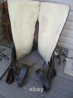 RARE 18'' Tough 1 king series # ks348 Western Trail SADDLE FULL QH BARS