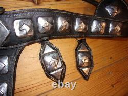 RARE TED FLOWERS Horse & Deer head Western Parade Saddle Tapaderos breastplate