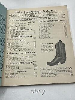 RARE VTG 1938 Original Visalia Stock Saddle Co. Catalog 31 San Francisco, Cal