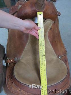 RS Ryon Simon Maker Roper Roping Saddle 16 Lightly Used for Trail Riding