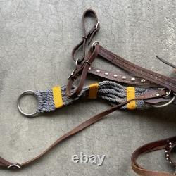 Ralide Vintage Western Leather Sheep Fleece Adult Horse Saddle 3712024