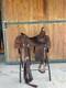 Ranch Cutter Chocolate Full Rough Out Western Cow Horse Saddle 15 5