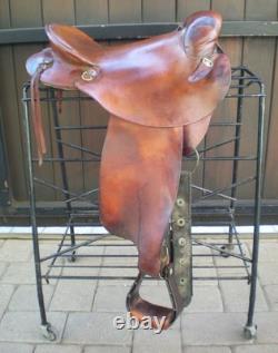 Rare #1136 Marciatne Endurance Western Leather Saddle 15 Horse Tack
