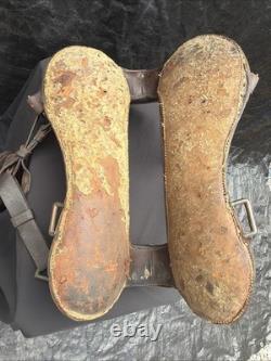 Rare Antique 1904 Army Leather Horse Saddle By P. C Co & ID'D A. H. B 11 1/2 Inch
