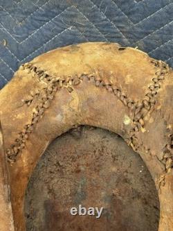 Rare Antique Plains Indian Horse Saddle with saddle pad Museum quality