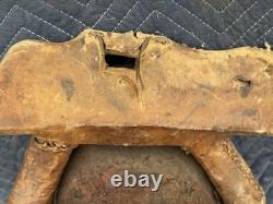 Rare Antique Plains Indian Horse Saddle with saddle pad Museum quality