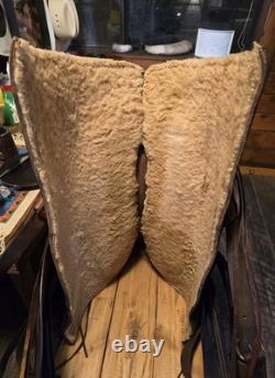 Rare Antique Western Military/Forest Service Saddle With Horseshoe Nail Pouch