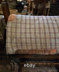 Rare Antique Western Military/Forest Service Saddle With Horseshoe Nail Pouch