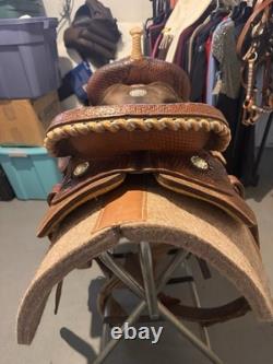Rare Court's Sharon Camarillo Saddle 15 Barrel Western Saddle