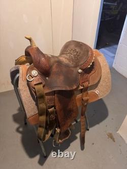 Rare Court's Sharon Camarillo Saddle 15 Barrel Western Saddle