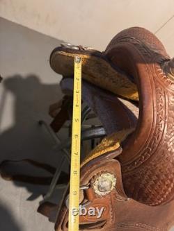Rare Court's Sharon Camarillo Saddle 15 Barrel Western Saddle