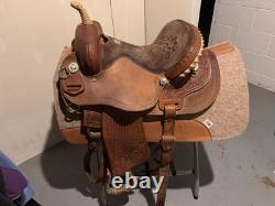 Rare Court's Sharon Camarillo Saddle 15 Barrel Western Saddle