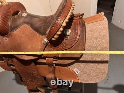 Rare Court's Sharon Camarillo Saddle 15 Barrel Western Saddle