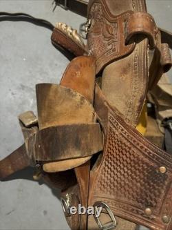 Rare Court's Sharon Camarillo Saddle 15 Barrel Western Saddle