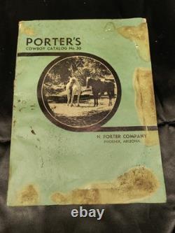Rare Original PORTER #30 First Edition Phoenix Arizona Saddle Shop Catalog 1939
