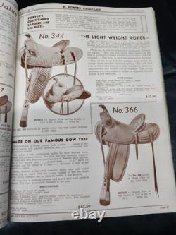 Rare Original PORTER #30 First Edition Phoenix Arizona Saddle Shop Catalog 1939