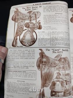Rare Original PORTER #30 First Edition Phoenix Arizona Saddle Shop Catalog 1939