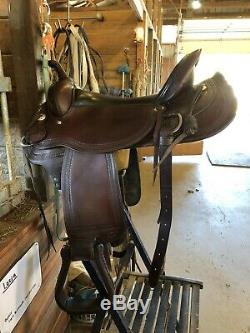 Reinsman western saddle 16