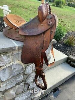 Ridge Western Ranch Cutter Horse Saddle 15