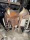 Robert J. Sadler Saddlery Roping Western Saddle Brown Leather Traditional
