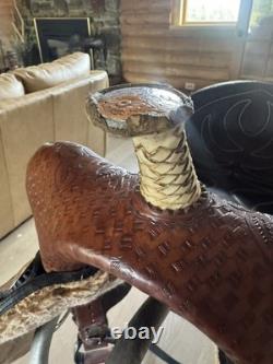 Rocking R Saddlery Bear Trap Western Barrel Saddle 15 Seat