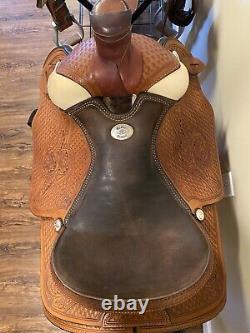 Rocking R Saddlery Western Roping Saddle 16 Seat EUC