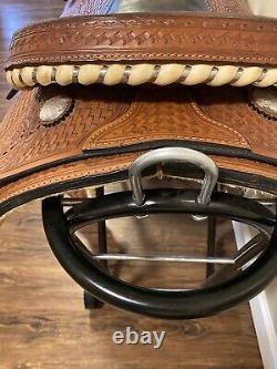 Rocking R Saddlery Western Roping Saddle 16 Seat EUC