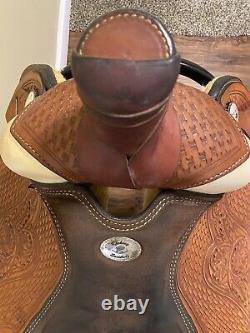 Rocking R Saddlery Western Roping Saddle 16 Seat EUC