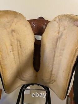 Rocking R Saddlery Western Roping Saddle 16 Seat EUC