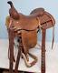 Rocking T Saddles 15.5 Brown Leather Horse Saddle