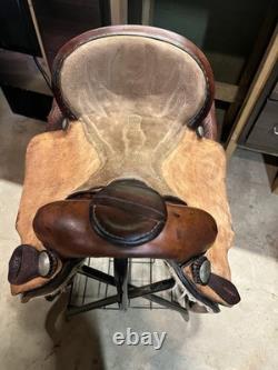 Roper Ranch Work Saddle Western Horse Tack 15 Inch FQHB Unbranded