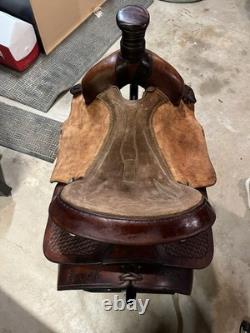 Roper Ranch Work Saddle Western Horse Tack 15 Inch FQHB Unbranded