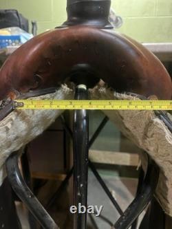 Roper Ranch Work Saddle Western Horse Tack 15 Inch FQHB Unbranded