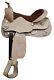 Rough Out Leather Training Saddle Western Saddle Full Qh Bars 16 New