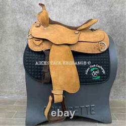 Roughout Training Western Saddle, 16 Seat (Read Description)