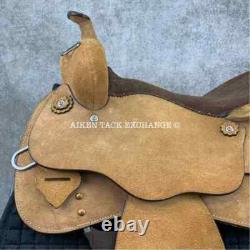 Roughout Training Western Saddle, 16 Seat (Read Description)