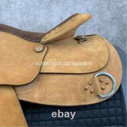 Roughout Training Western Saddle, 16 Seat (Read Description)