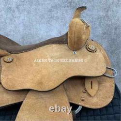 Roughout Training Western Saddle, 16 Seat (Read Description)